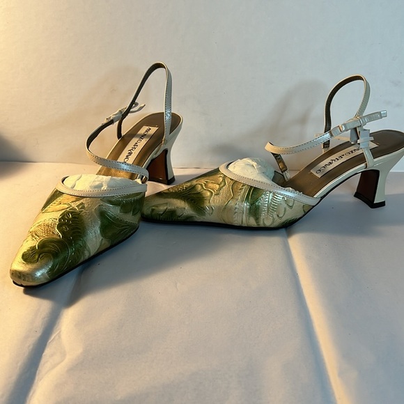 Monzo & Franco Ollie Tooled Leather Slingbacks - Picture 4 of 8